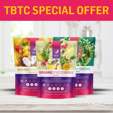 1 x Organic ProteinMax Original, 1 x Organic Daily Greens, 1 x Organic Hydrate Plus - usual SRP £129.97